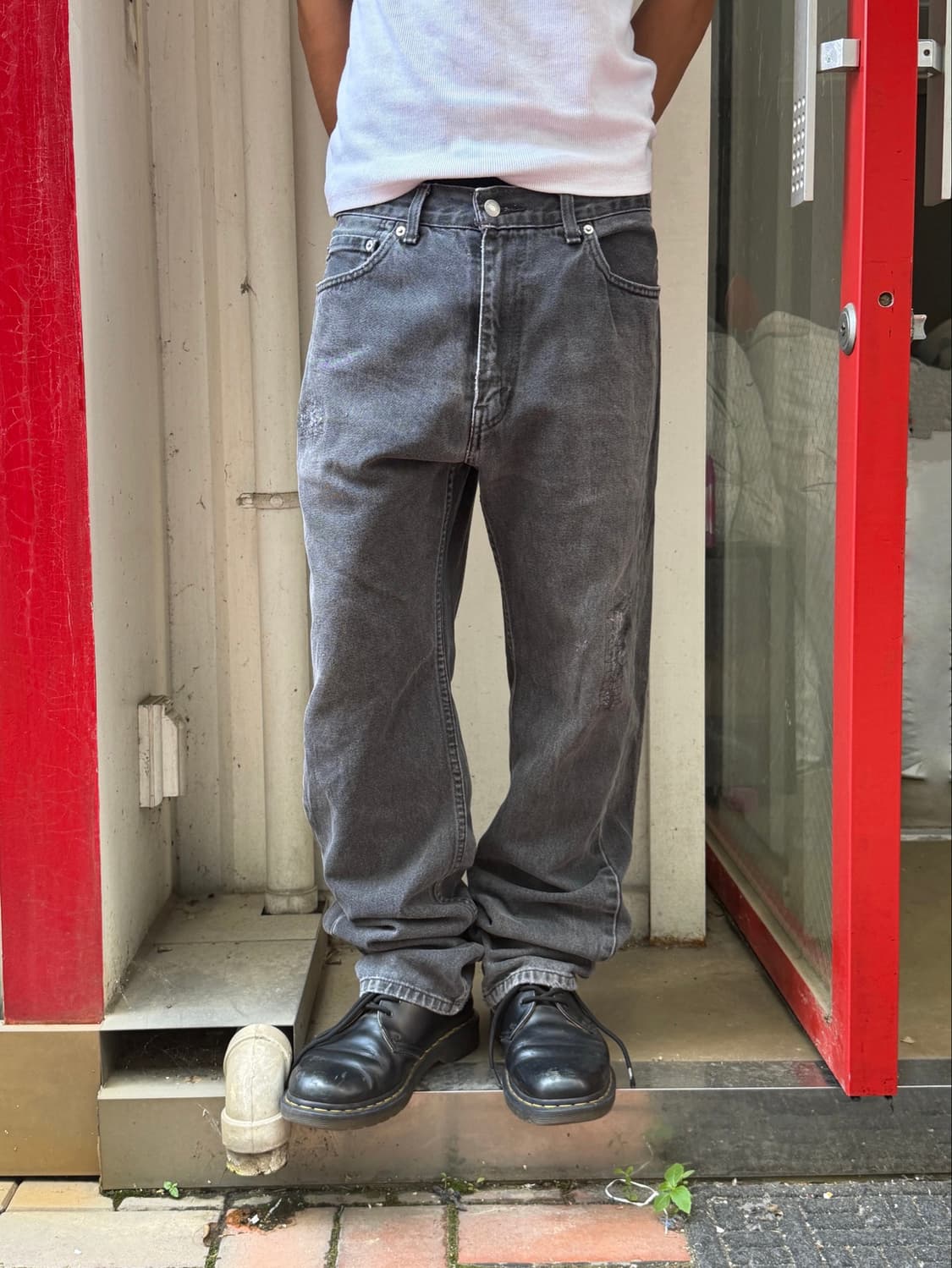 리바이스 505 흑청 레귤러핏  상품이미지1