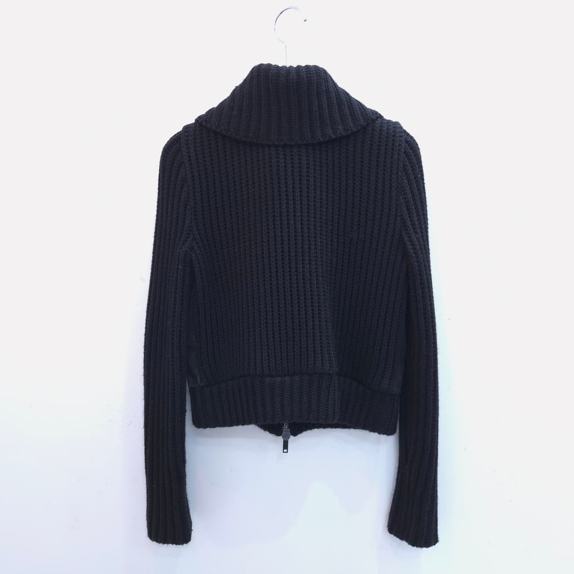 MAX&Co. tricot 블랙 스웨이드 콤비 니트 자켓 상품이미지8