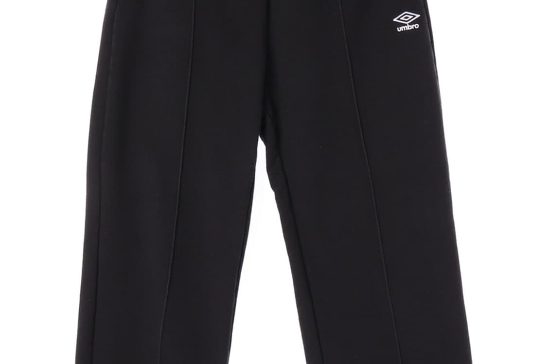 엄브로 핀턱 로고 와이드 스웨트 팬츠 블랙 S 상품이미지4