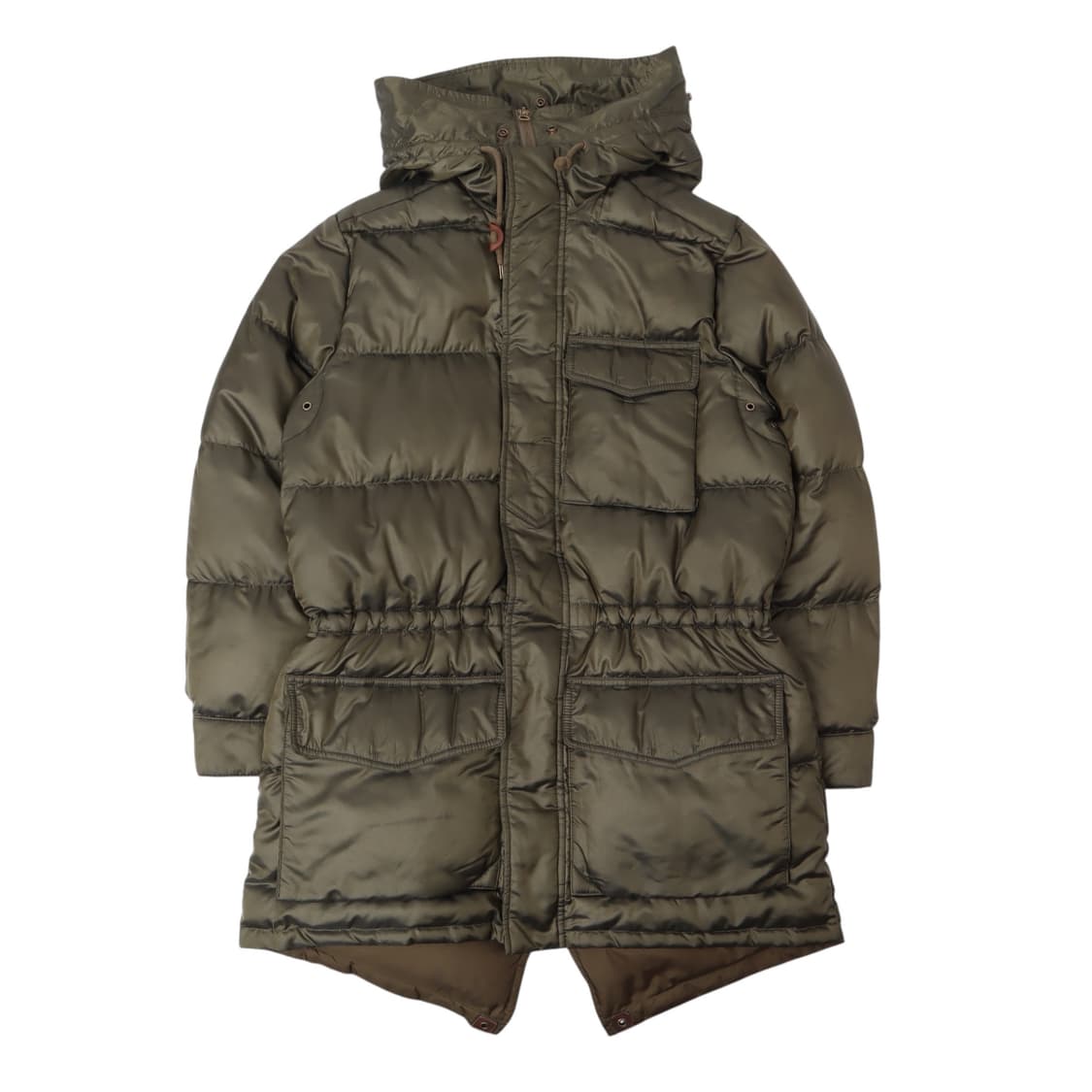 폴로 랄프로렌 카키 후디 유틸리티 패딩 상품이미지1