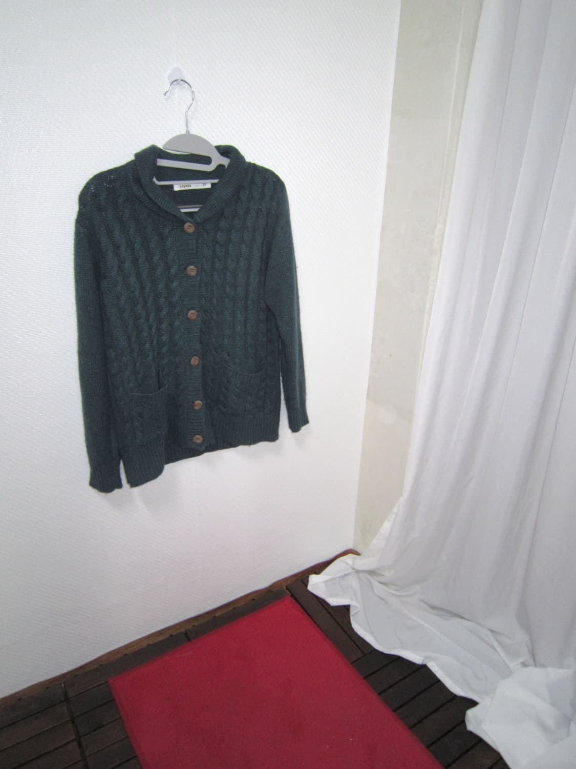 vinatge blue green knit cardigan 상품이미지2