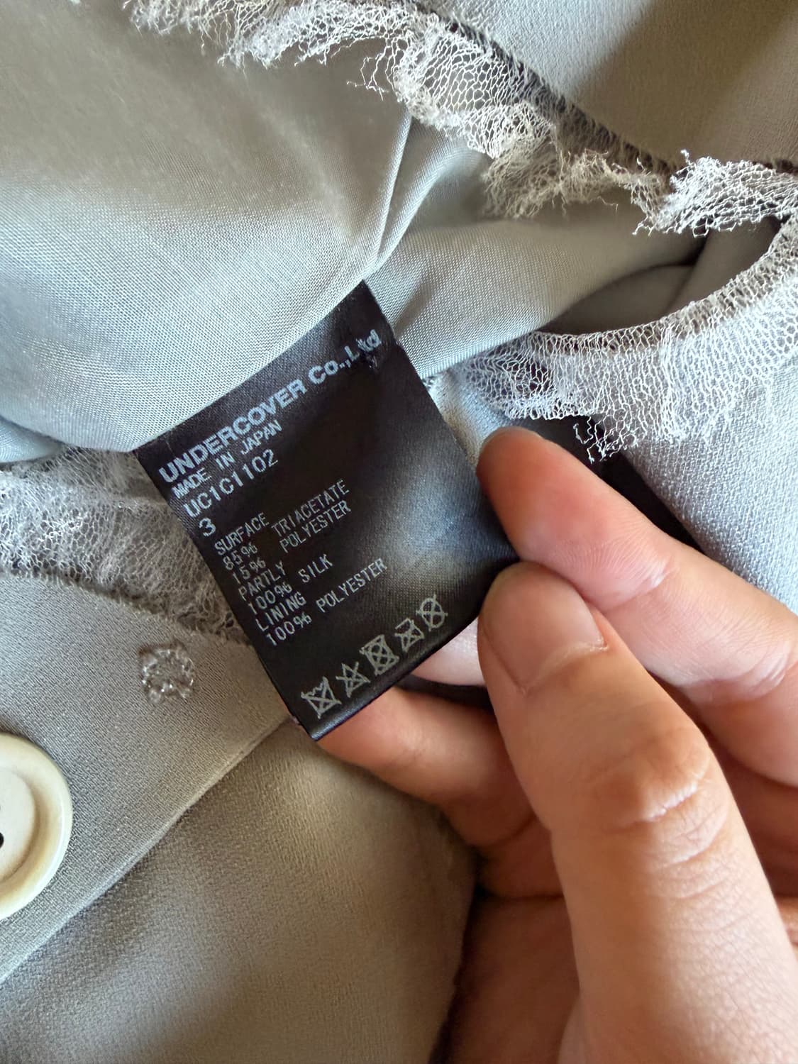 언더커버 2023 SS 컷아웃 블레이저 상품이미지5