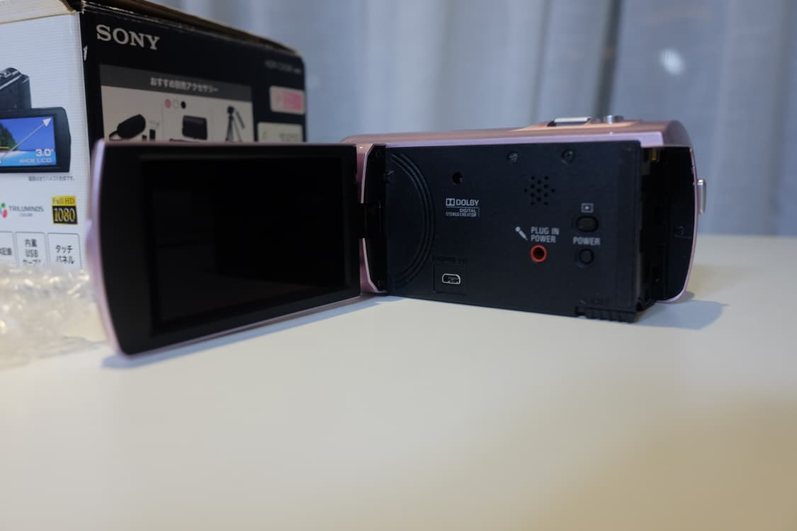 🎀 풀박) Sony HDR-CX390 사쿠라 핑크 빈티지 캠코더 🎀 상품이미지4