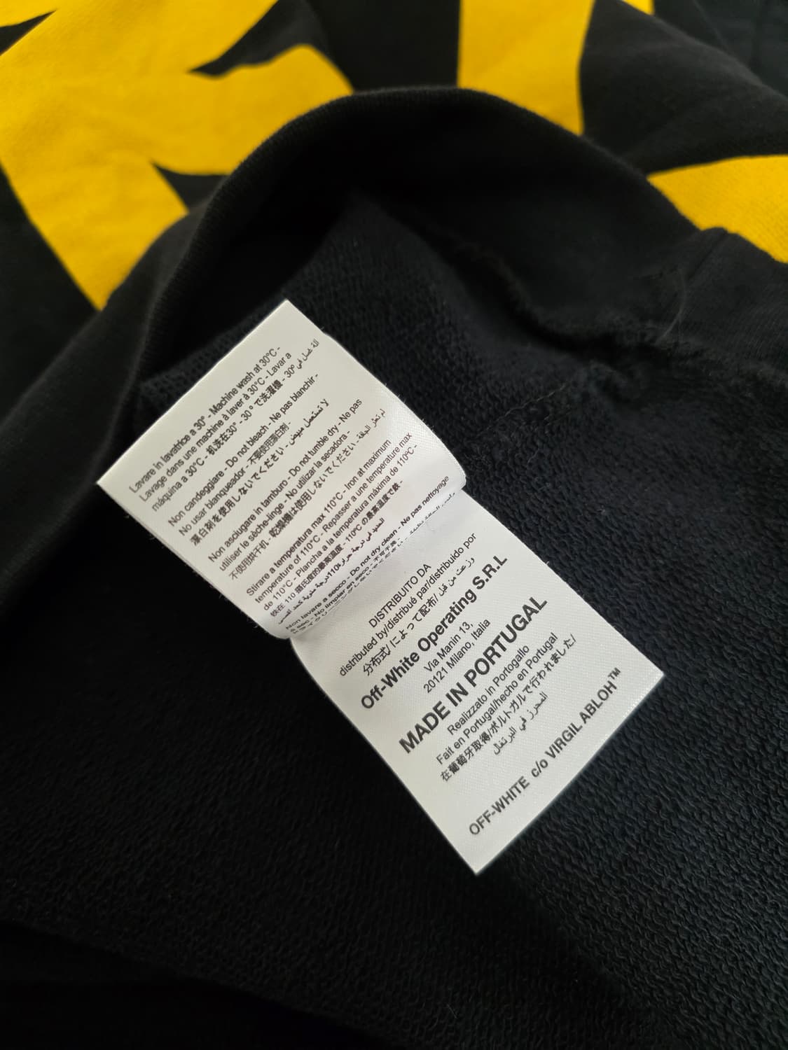 오프화이트 카라바지오 디아그 애로우 오버 후드 S 가단 62cm 상품이미지9