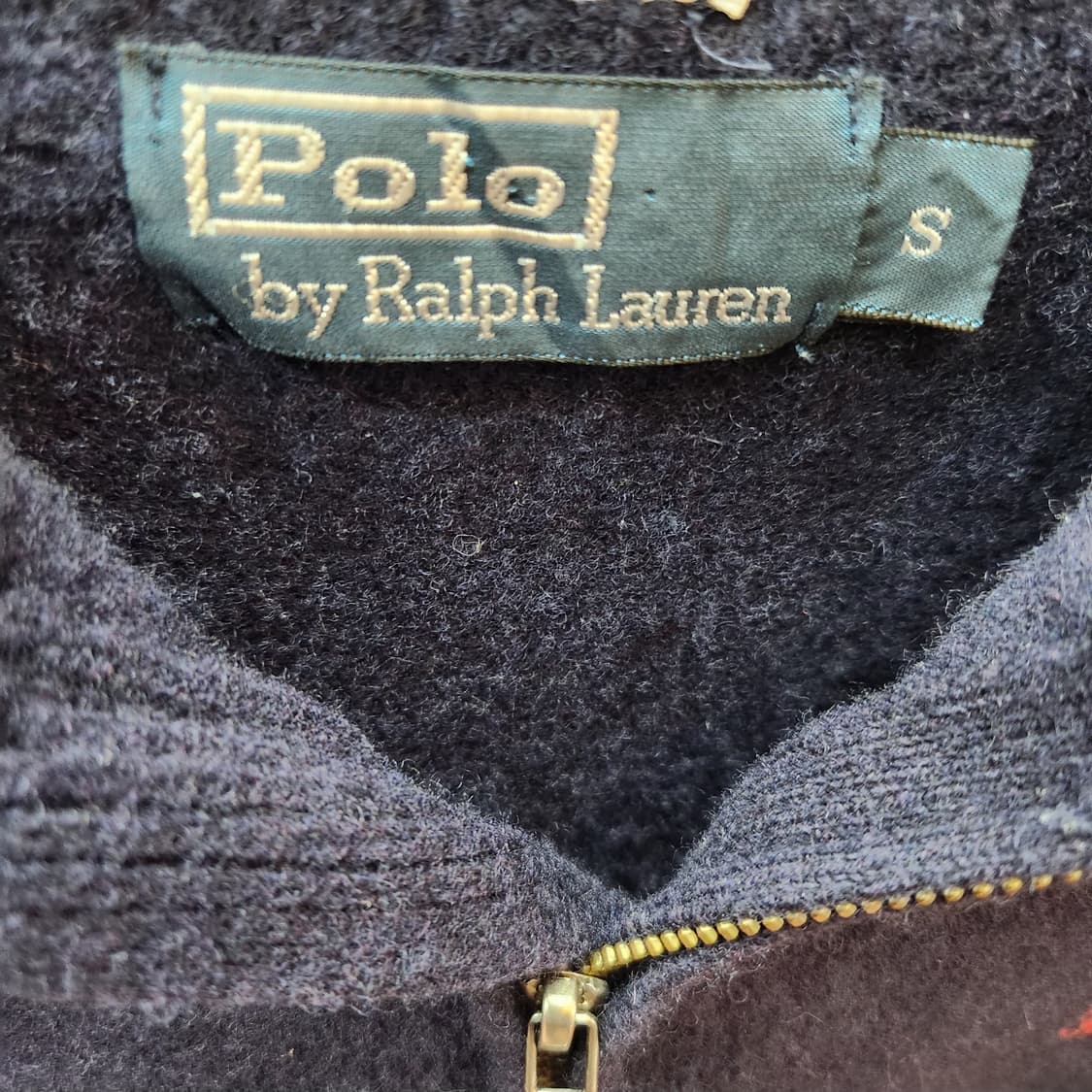 폴로랄프로렌 레드포니 램스울 반집업 니트S(S~M) 상품이미지5