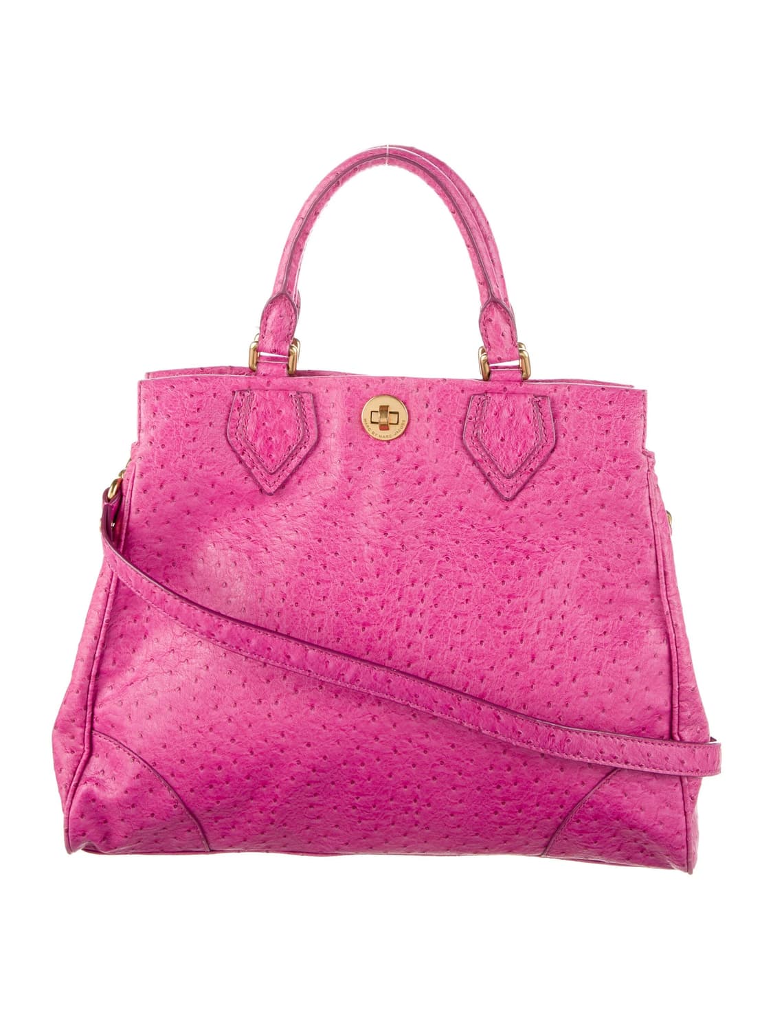 y2k 마크제이콥스 핑크 오스트리치 토트백 상품이미지1