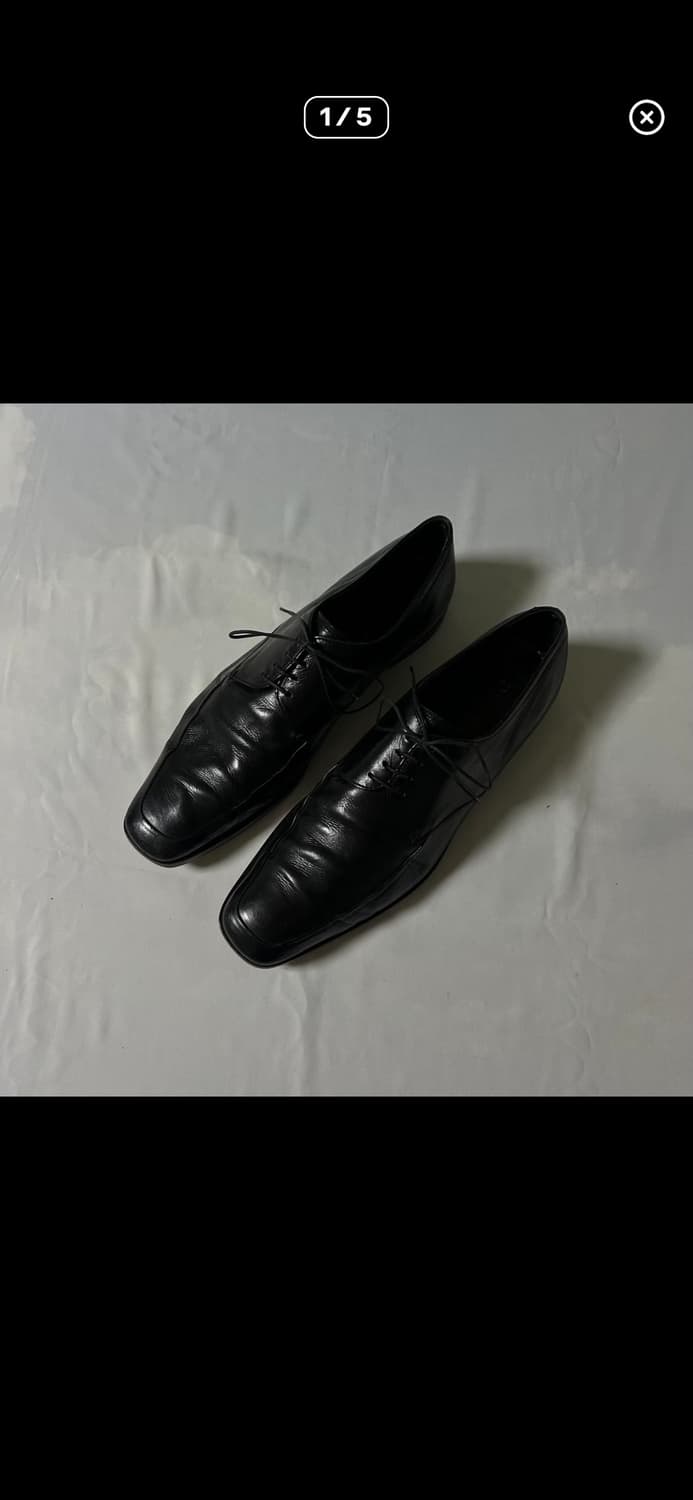 prada semi square toe derby shoe 상품이미지1