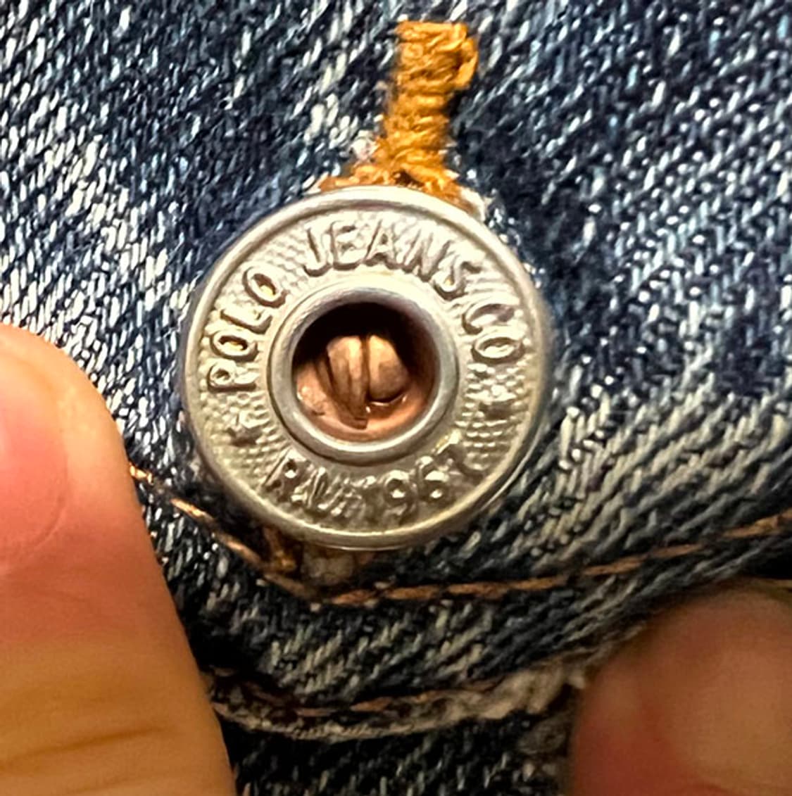 폴로 진스 디스트로이드 남자 데님자켓 트러커 춘추 청자켓 M 95-100 상품이미지5