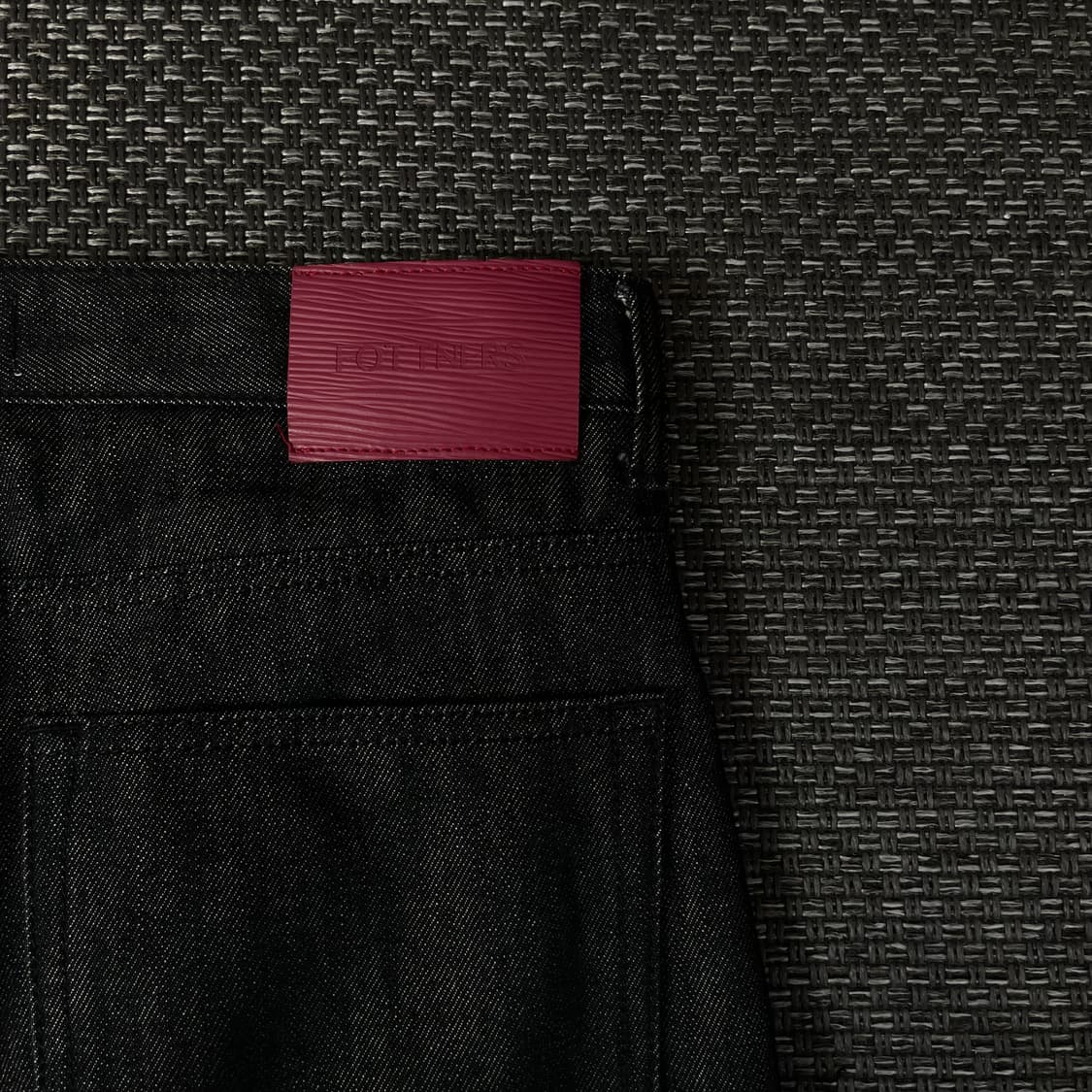 (33) 포트너스 흑청 핀턱 와이드 데님 팬츠 상품이미지5