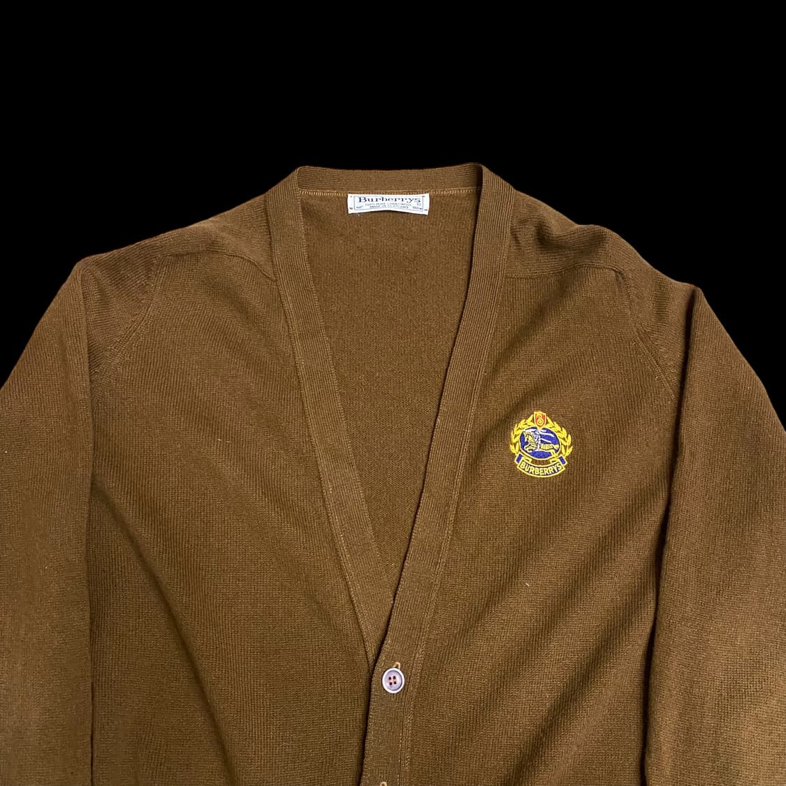 버버리 아카이브 브라운 가디건 상품이미지2