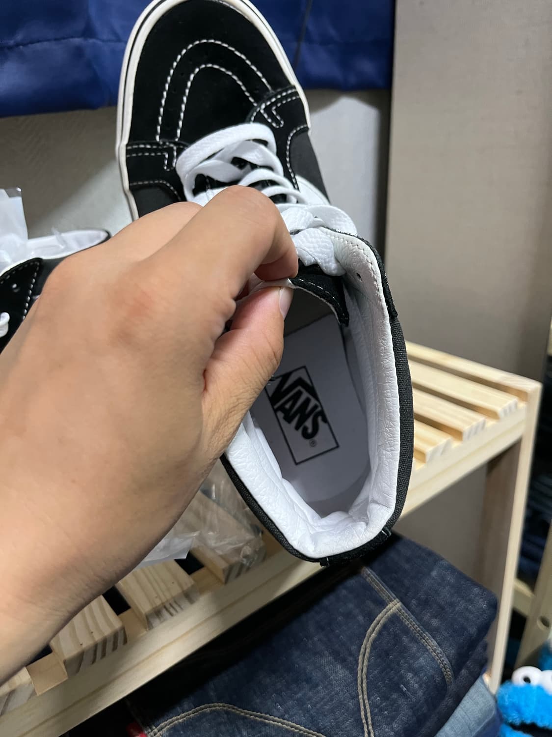 (거의새것) 반스 스케이트 하이 265mm  5회 미만 상품이미지5