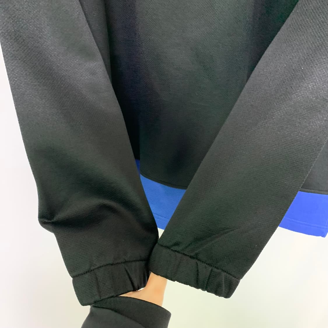 챔피온 블루 블랙 트랙탑 오버핏 져지 오버사이즈 3L 남녀공용 상품이미지8