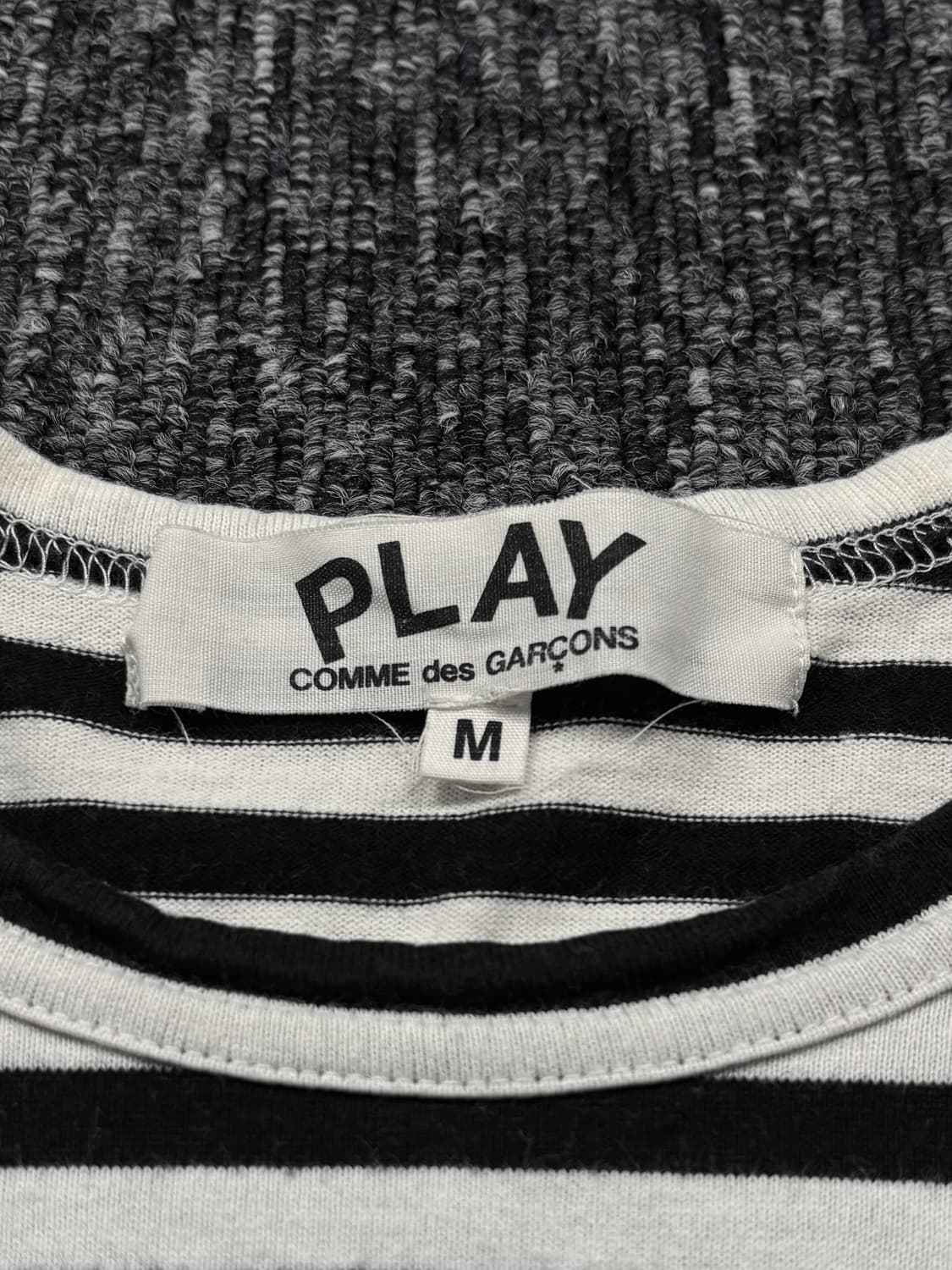 꼼데가르송 레드와펜 스트라이프 롱슬리브 상품이미지5