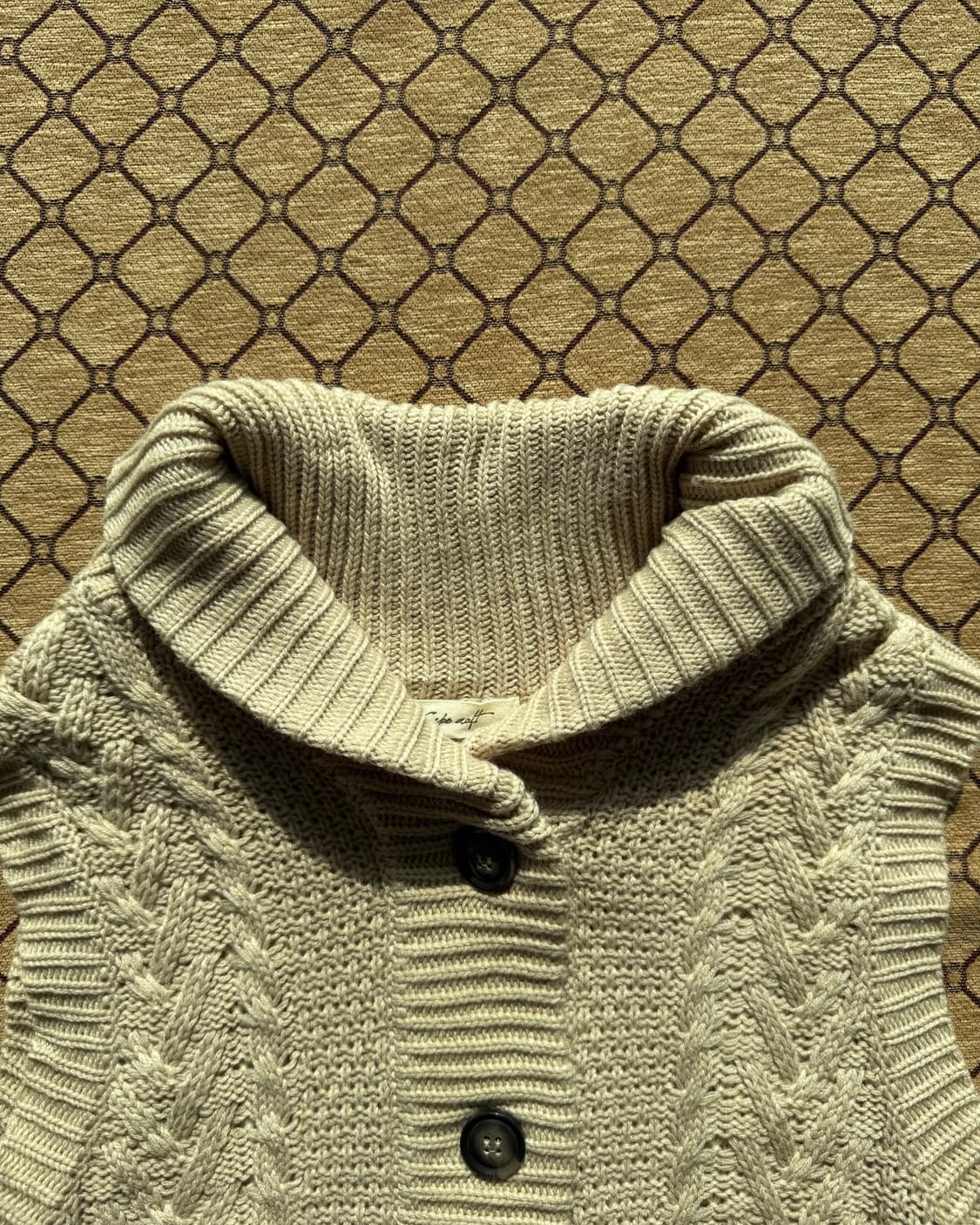 아이보리 니트 베스트 상품이미지1