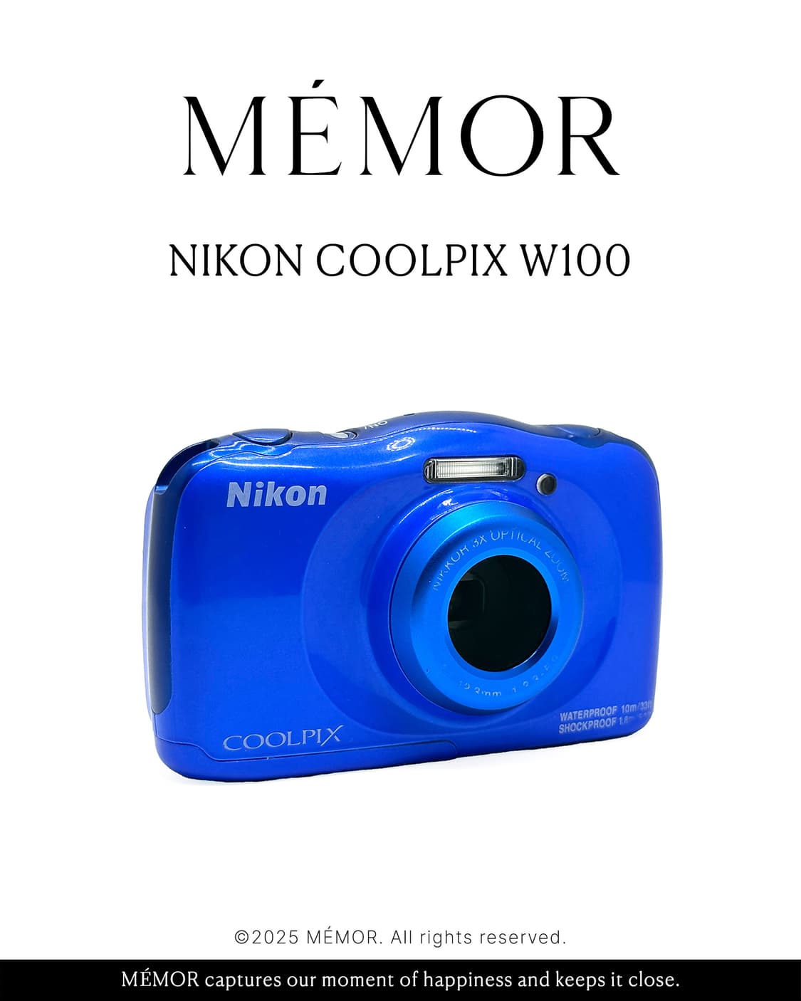 찰스엔터님사용/방수기능💦NIKON COOLPIX W100 니콘 디카 상품이미지2