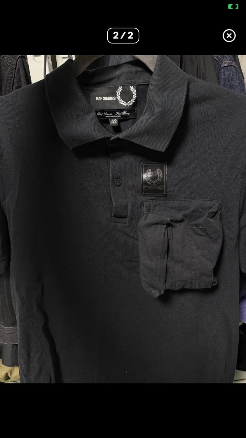 라프시몬스 프레디페리 피케 반팔 상품이미지1