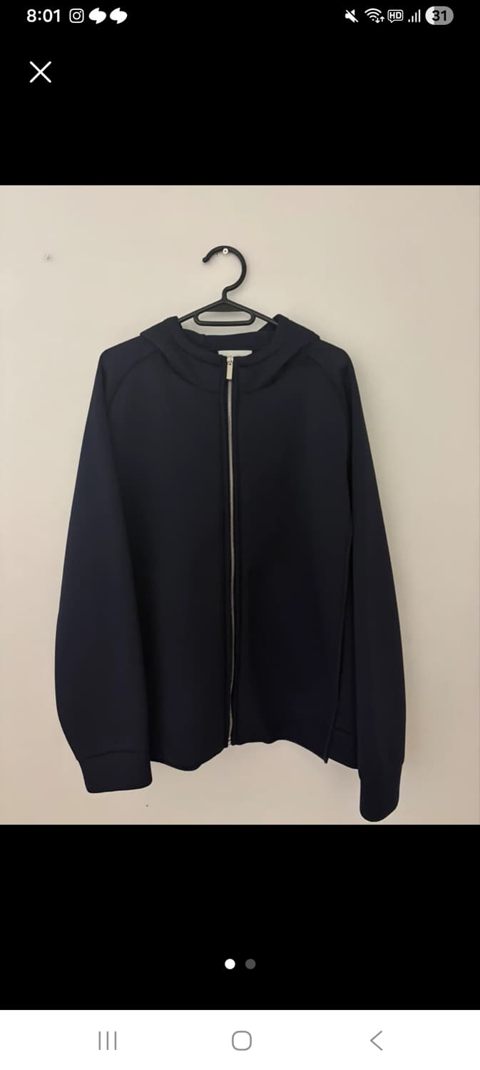 캘빈클라인 네이비 후드집업(L) 상품이미지1