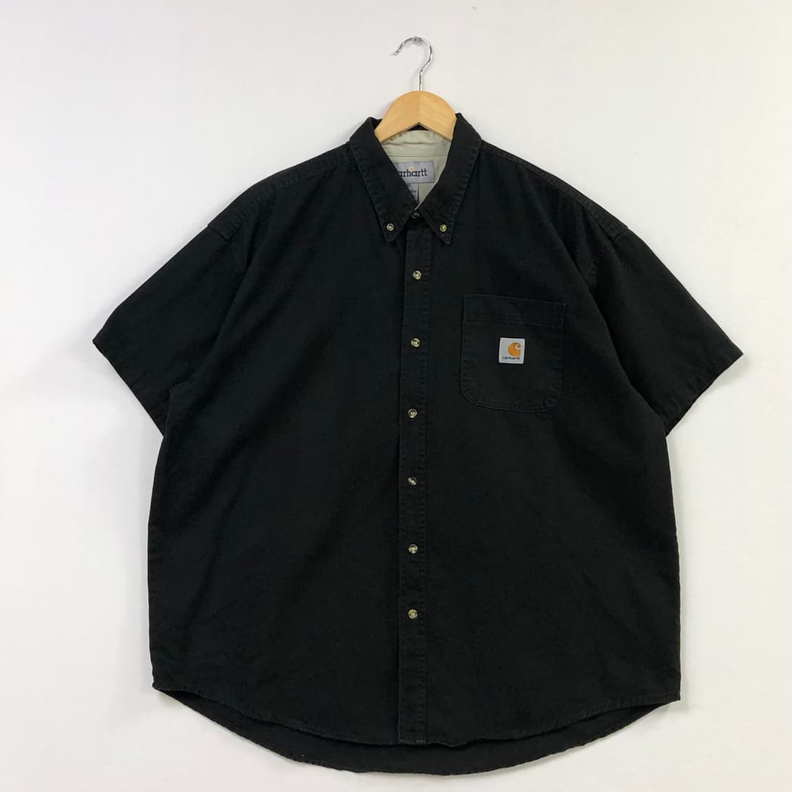 Xxl 칼하트 블랙 워크 셔츠 상품이미지2