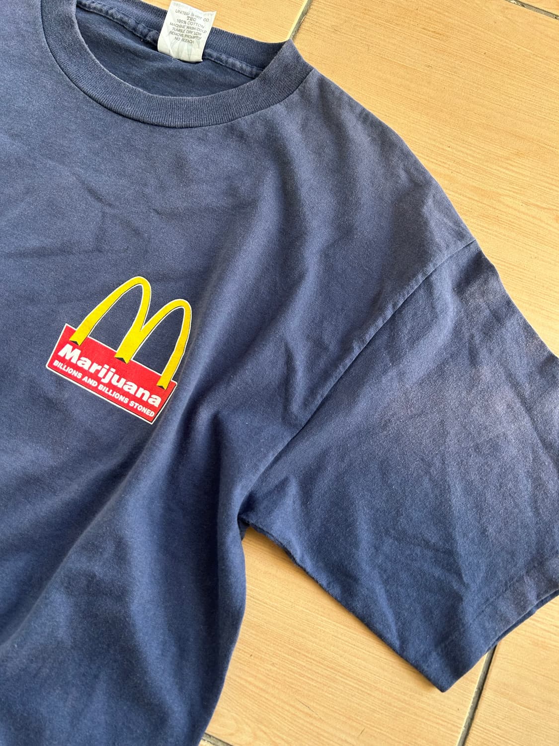 90‘s 맥도날드 마리화나 패러디 티셔츠 상품이미지3