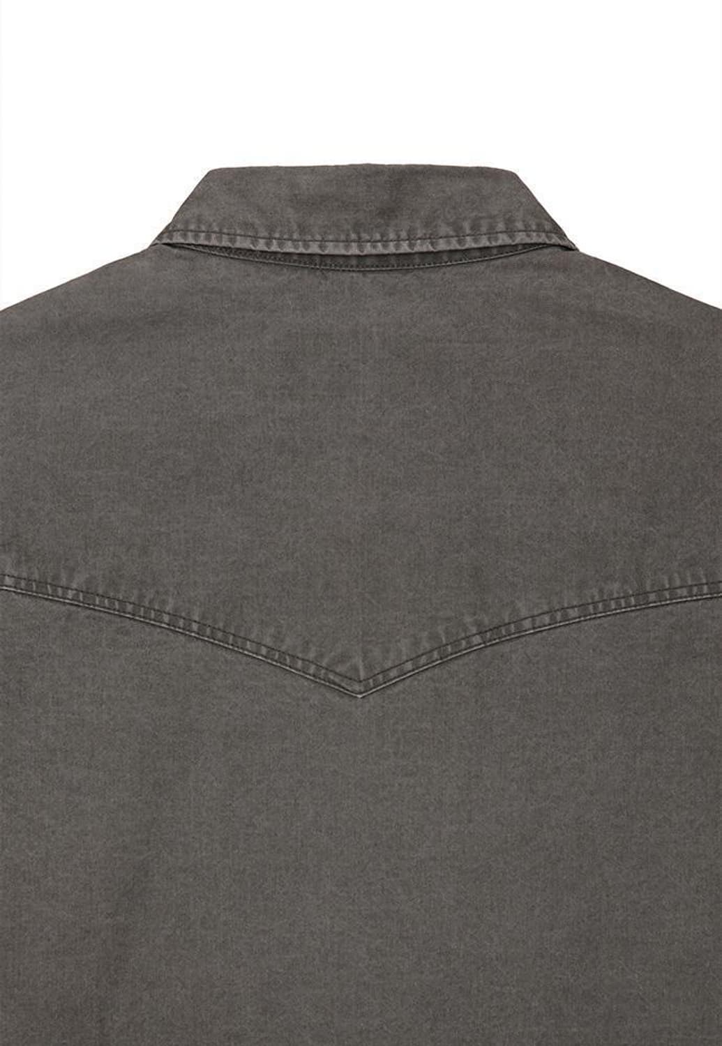 Washed Western Shirt_Moss Grey - XL 상품이미지6