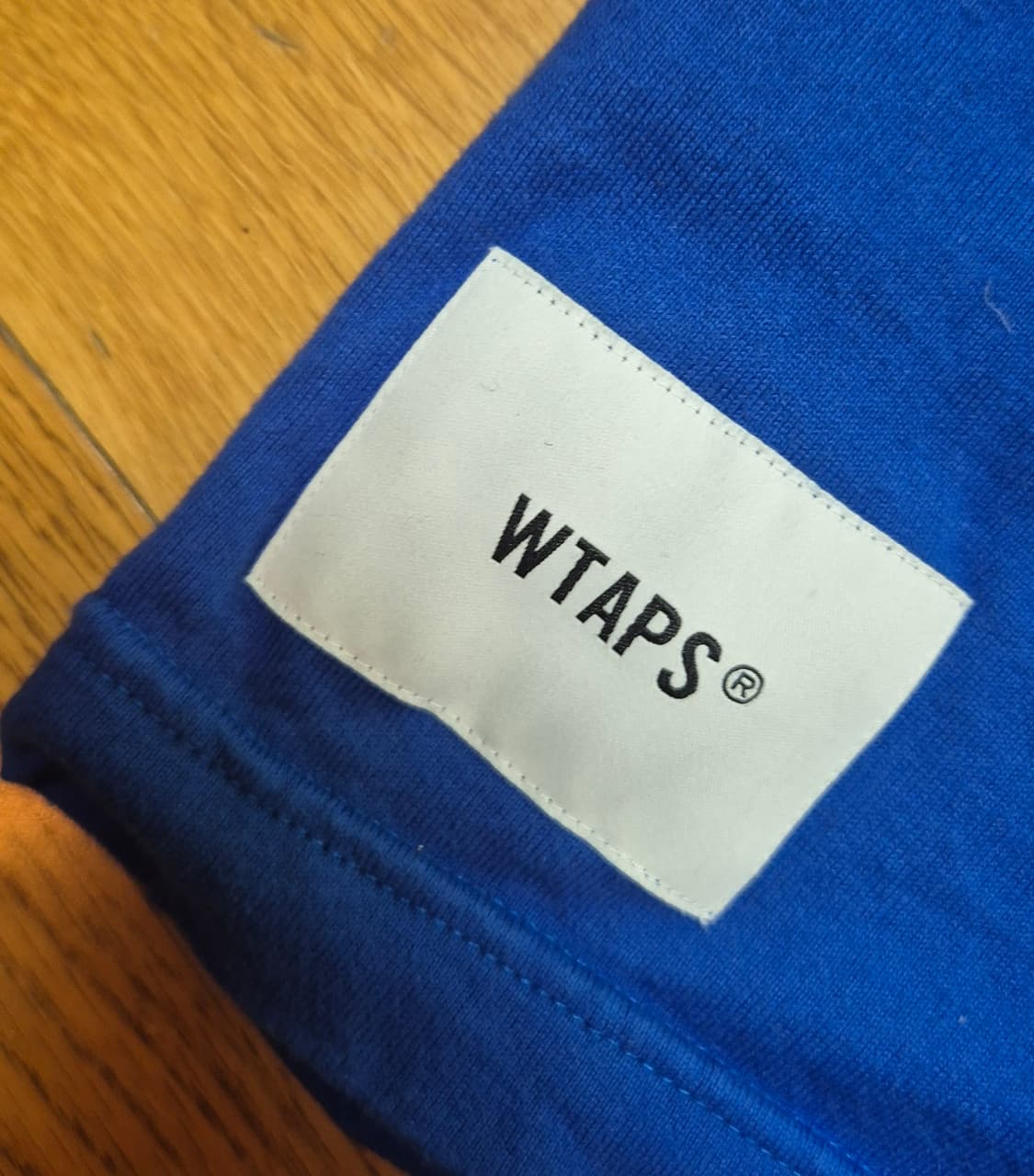 WTAPS의 파란색 긴팔 티셔츠 상품이미지4