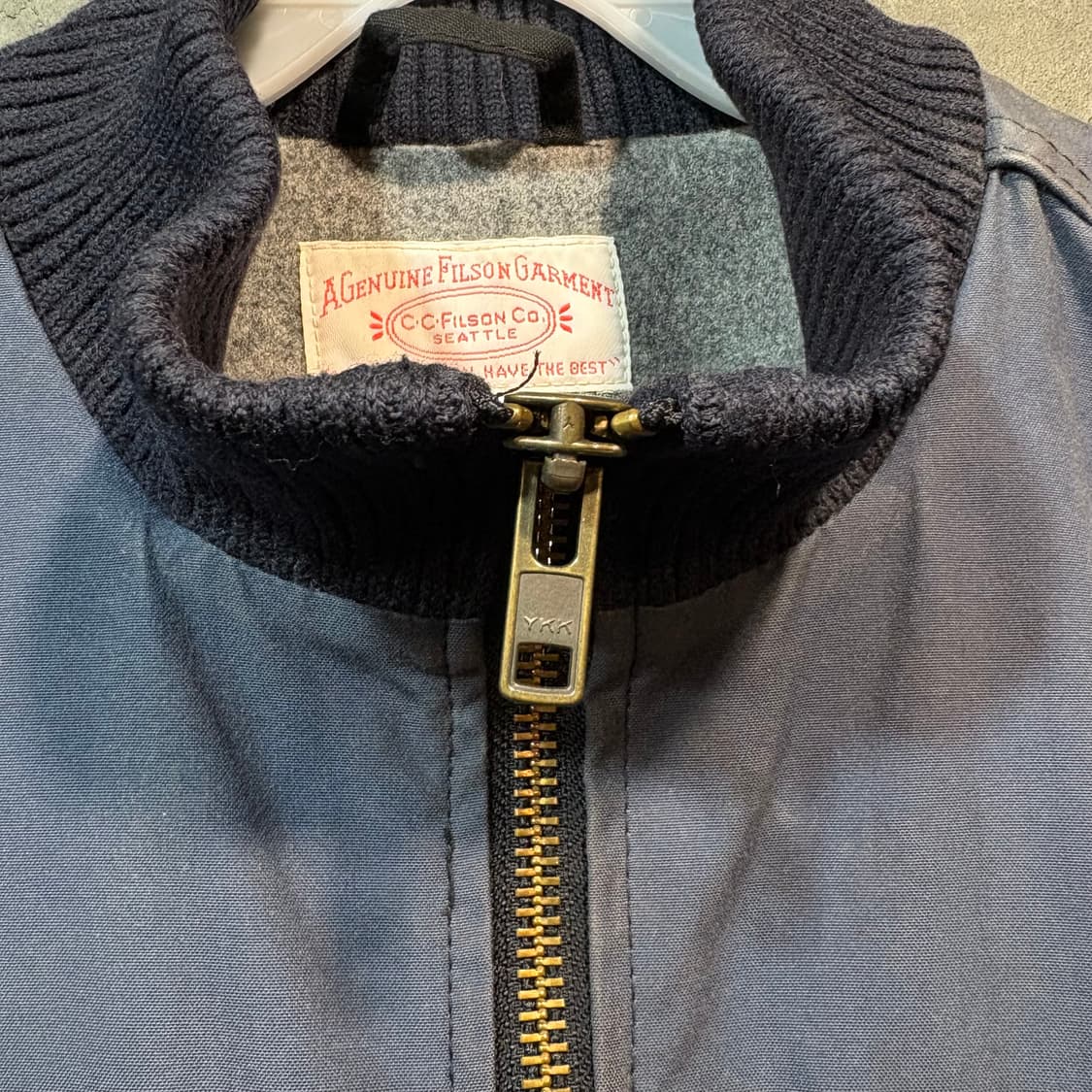 [M] FILSON 필슨 빈티지 워크 블루종 자켓 상품이미지2