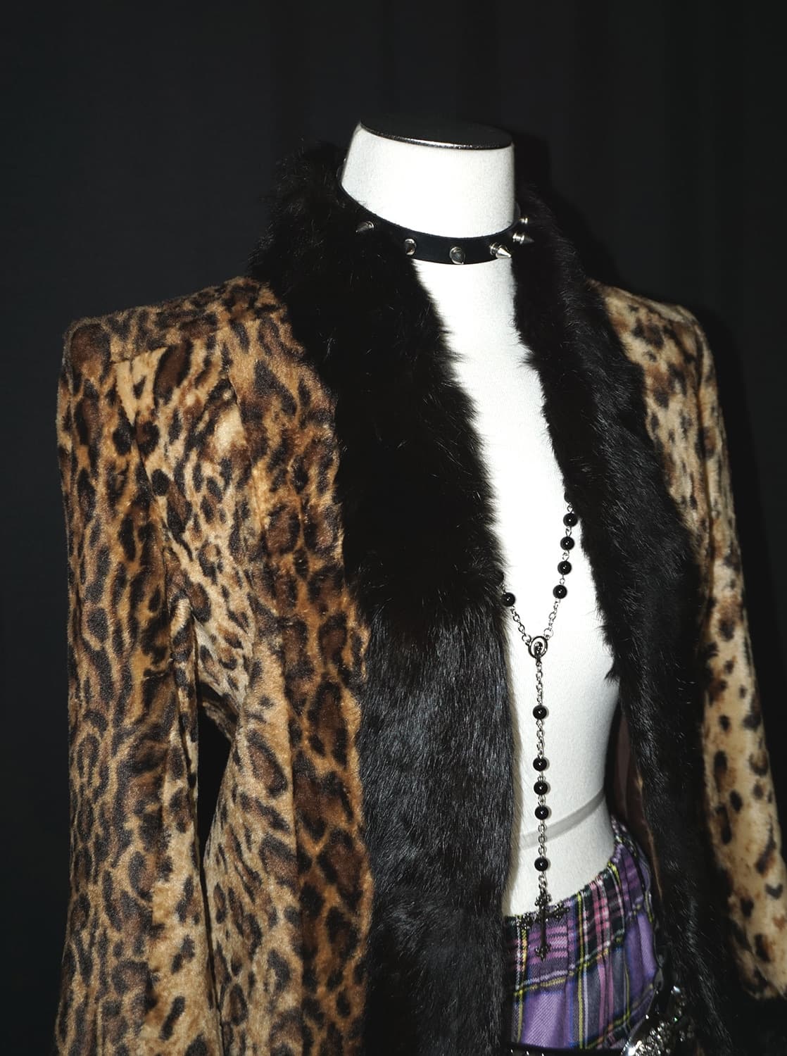 leopard fur jacket  상품이미지4