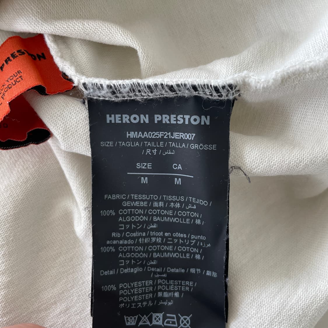 헤론 프레스톤 M,105오버핏 이글 트레이딩 오버핏 화이트 반팔 티셔츠 상품이미지9