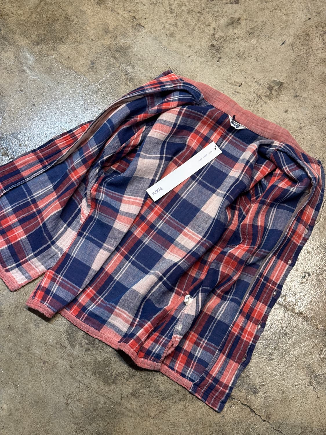 44-55 ) 45RPM Double Gauze Shirt 상품이미지8