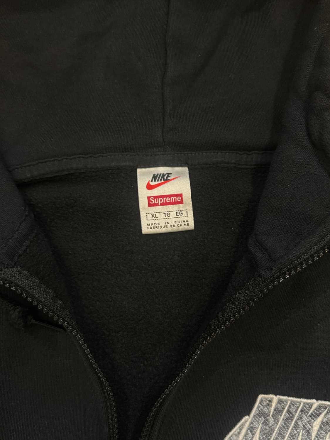 나이키 x 슈프림(NIKE x SUPREME) 하프집업 후드티  상품이미지3