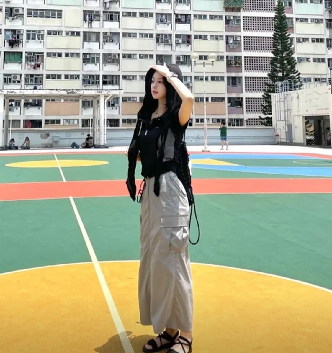 오호스 머플러 복서 후디집업 상품이미지5