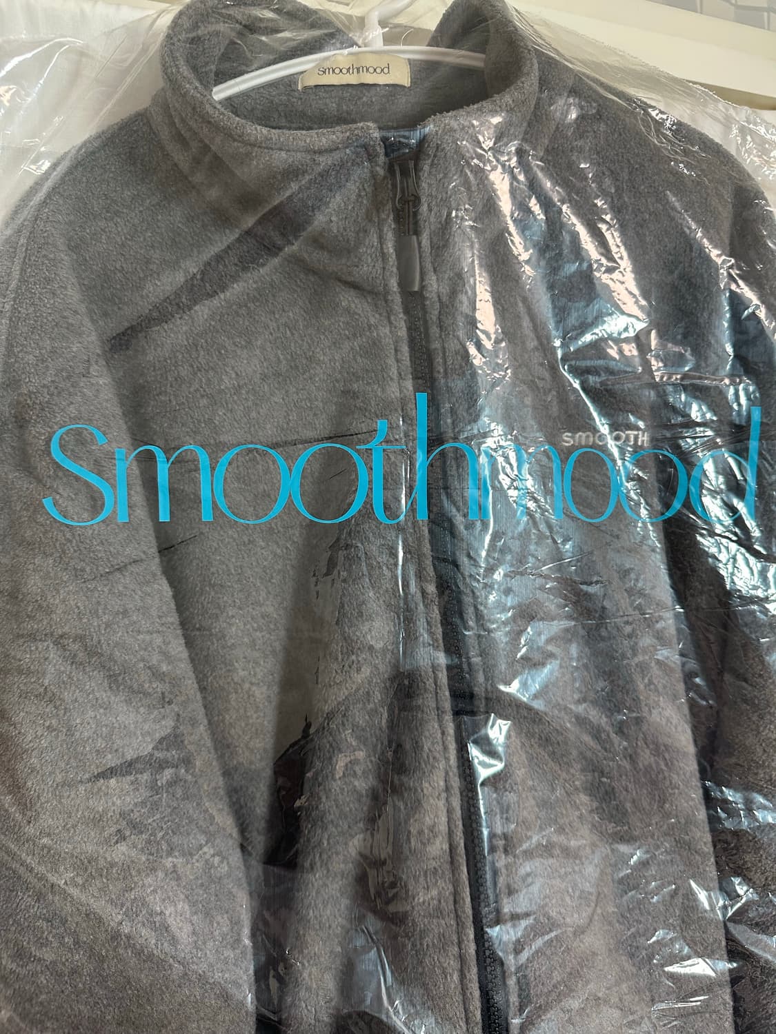 스무드무드 그레이 플리스 점퍼 상품이미지1