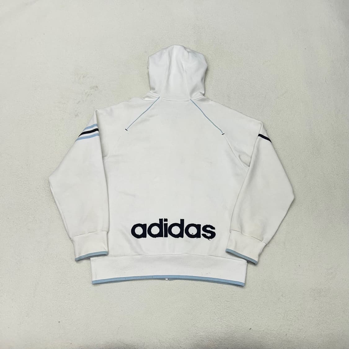 Adidas 00’s white hood zip-up 상품이미지5