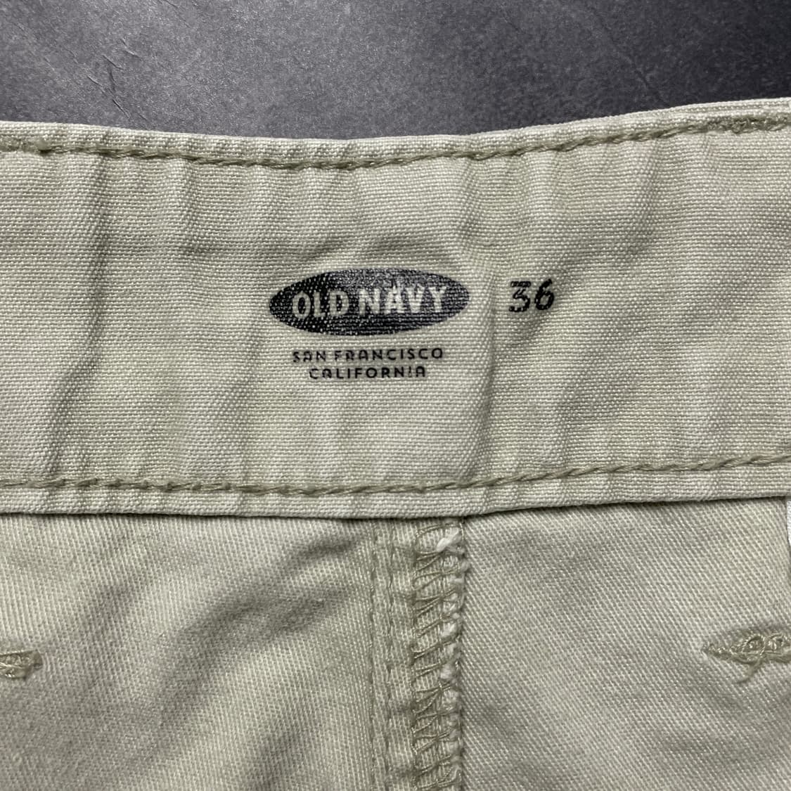 OLD NAVY 올드네이비 빈티지 아이보리 카고 하프 팬츠 A00784 상품이미지9