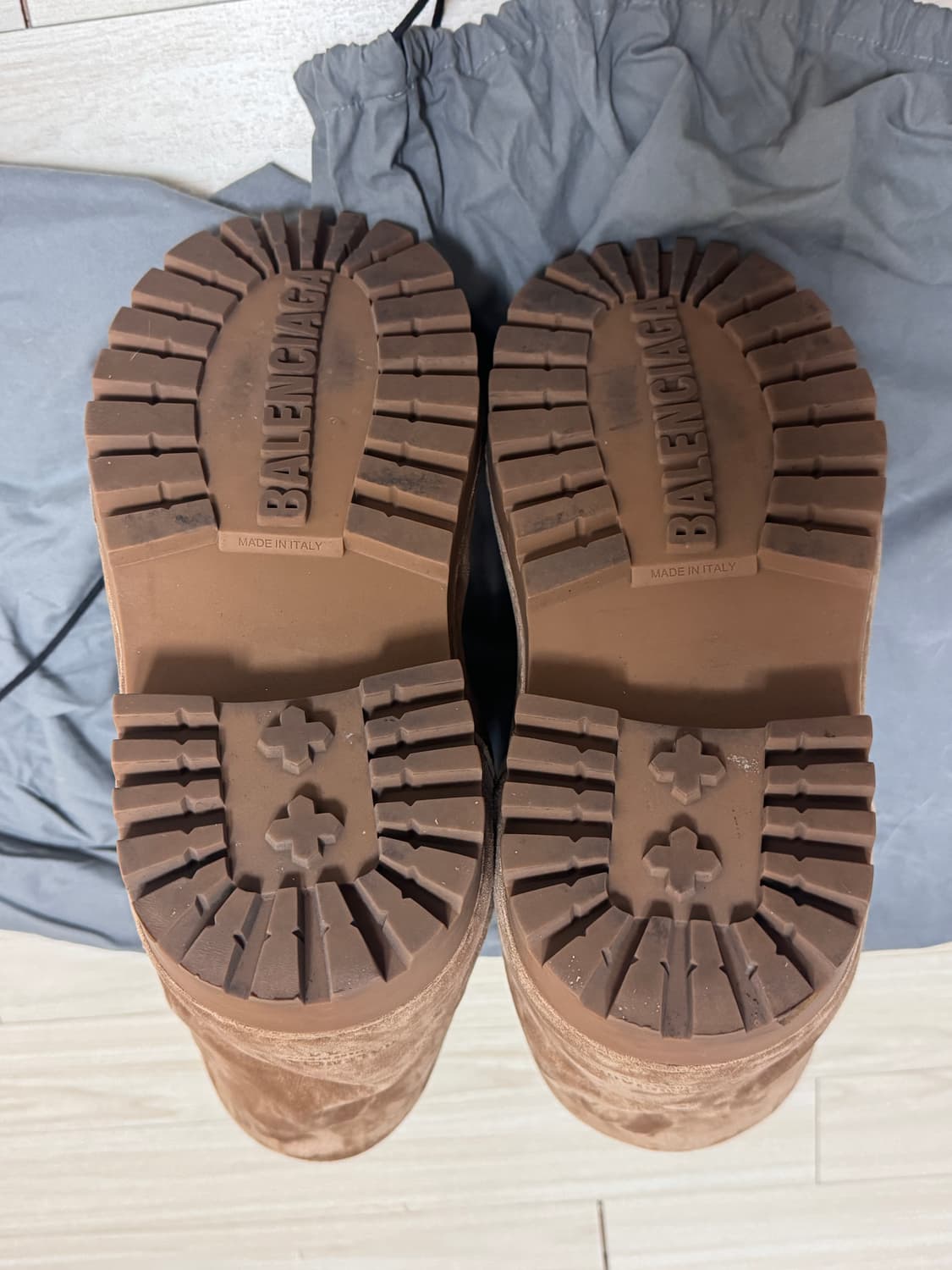 [44] 발렌시아가 알래스카 퍼 부츠 브라운 상품이미지5