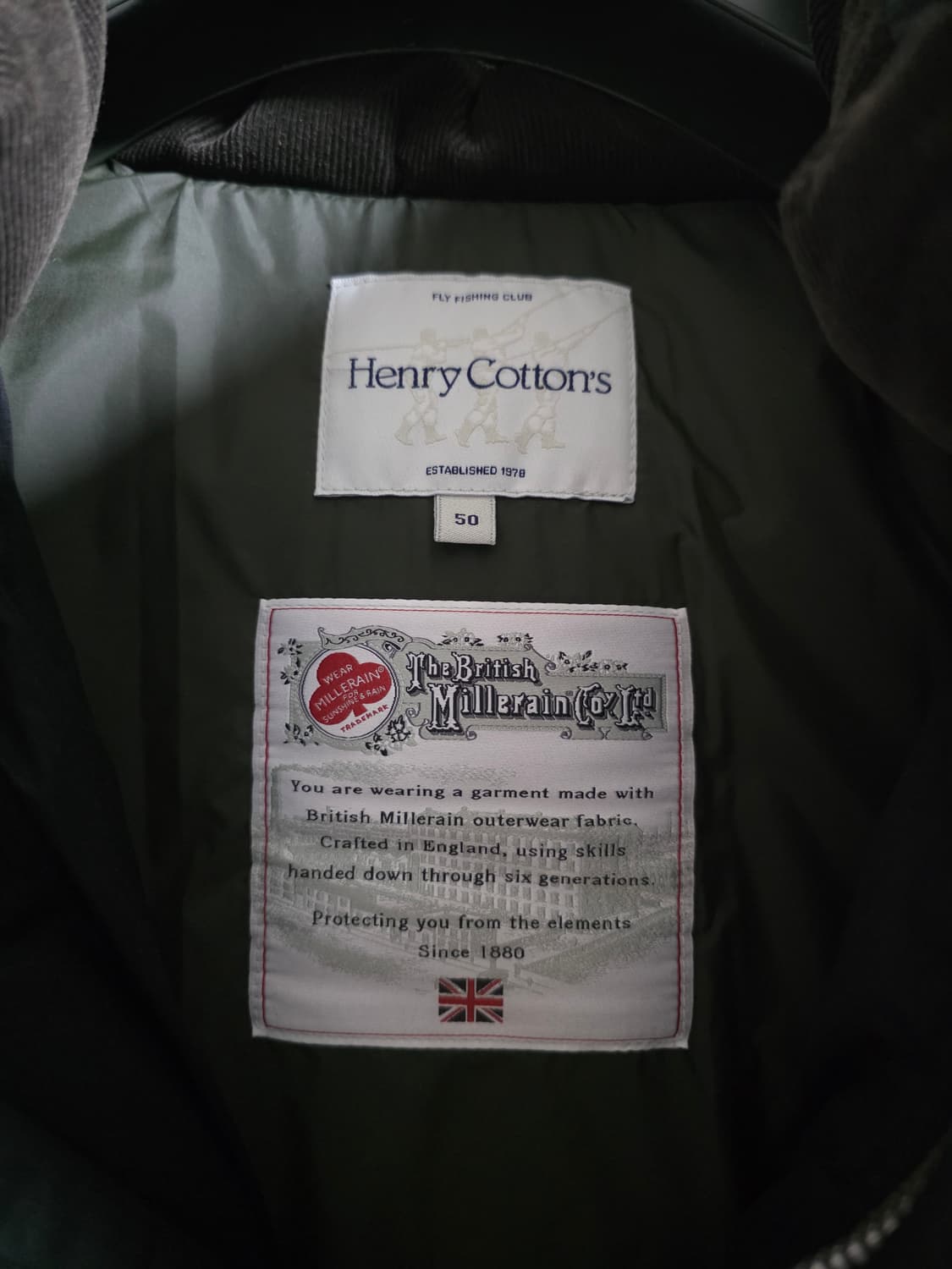 헨리코튼 FFC 왁스드 숏 다운파카 패딩 50 상품이미지3