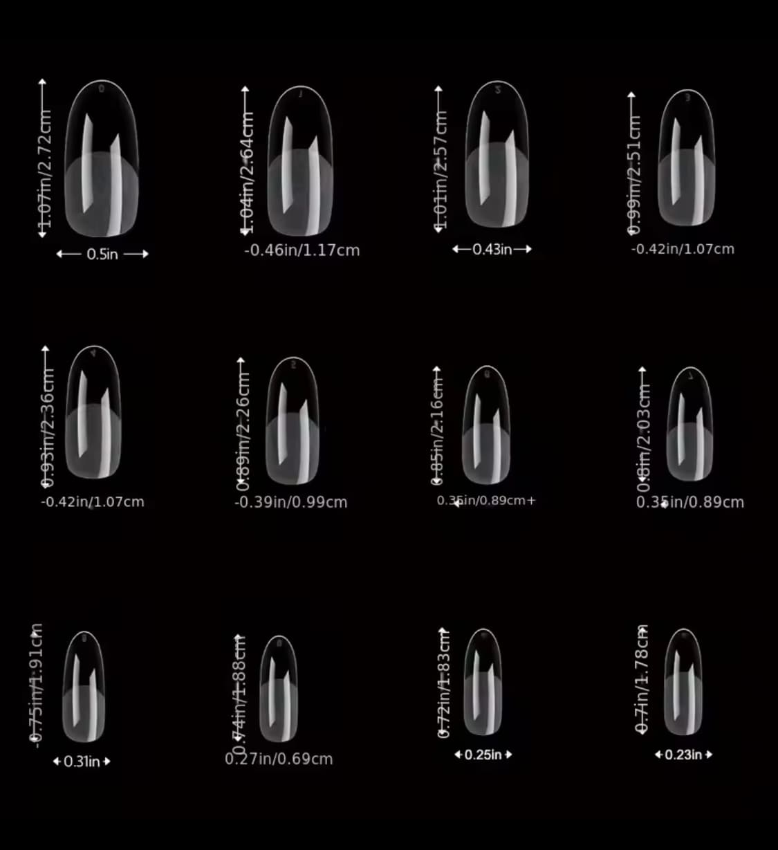 미쿠 수제 네일팁 드로잉 상품이미지3