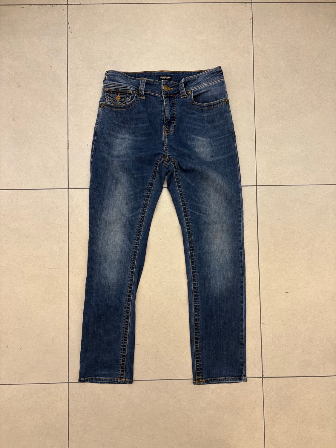 트루릴리전 스트레이트 데님팬츠 상품이미지8