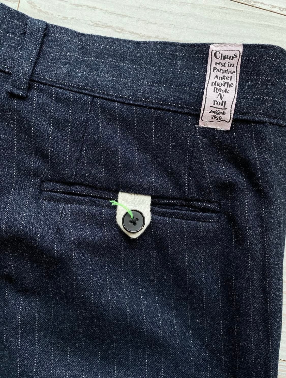 조거쉬 아카이브 네이비 스트라이프 울 트라우저 상품이미지7