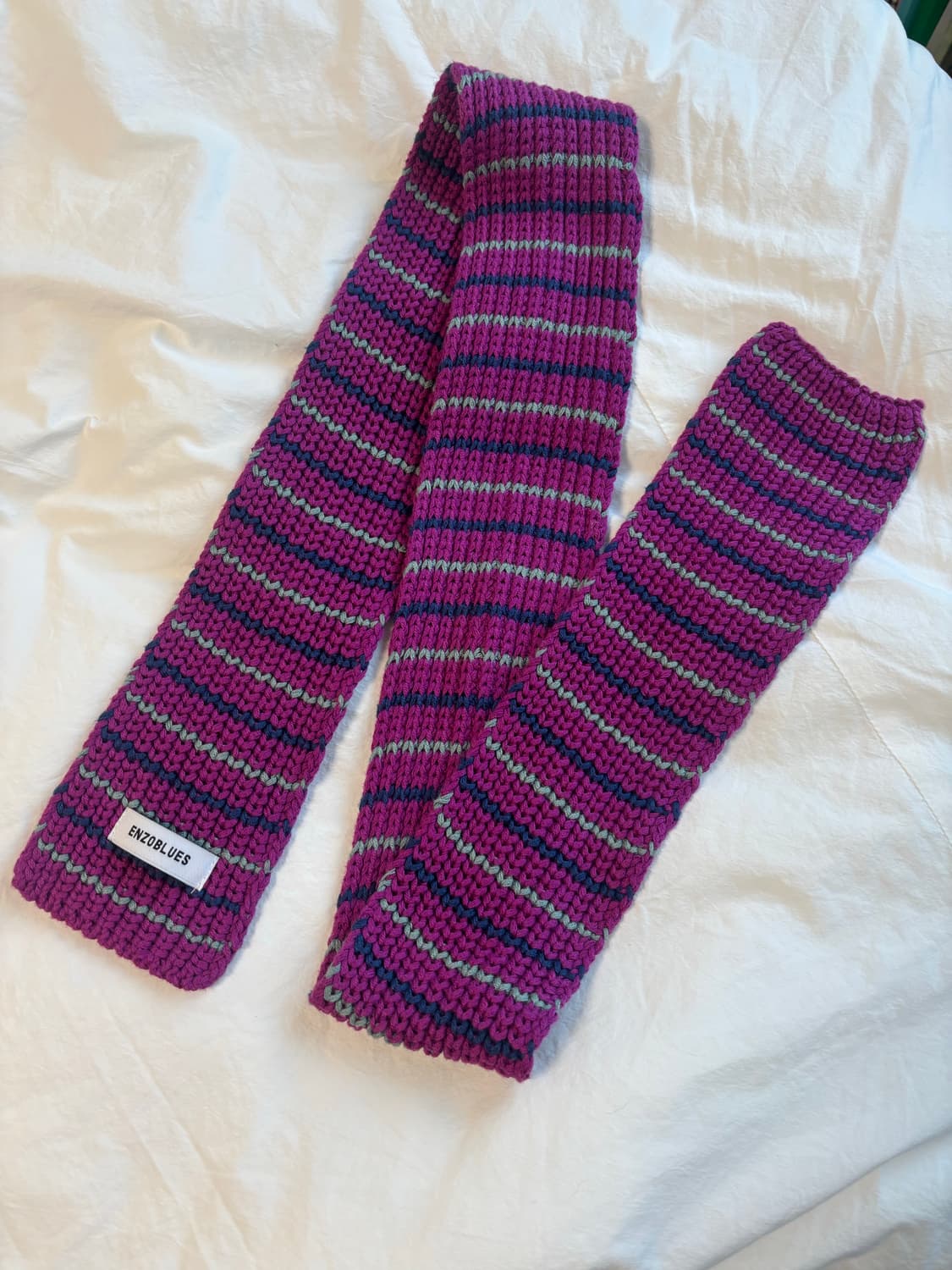 엔조블루스 스트라이프 미니 머플러 / 구매가 59,000 상품이미지2