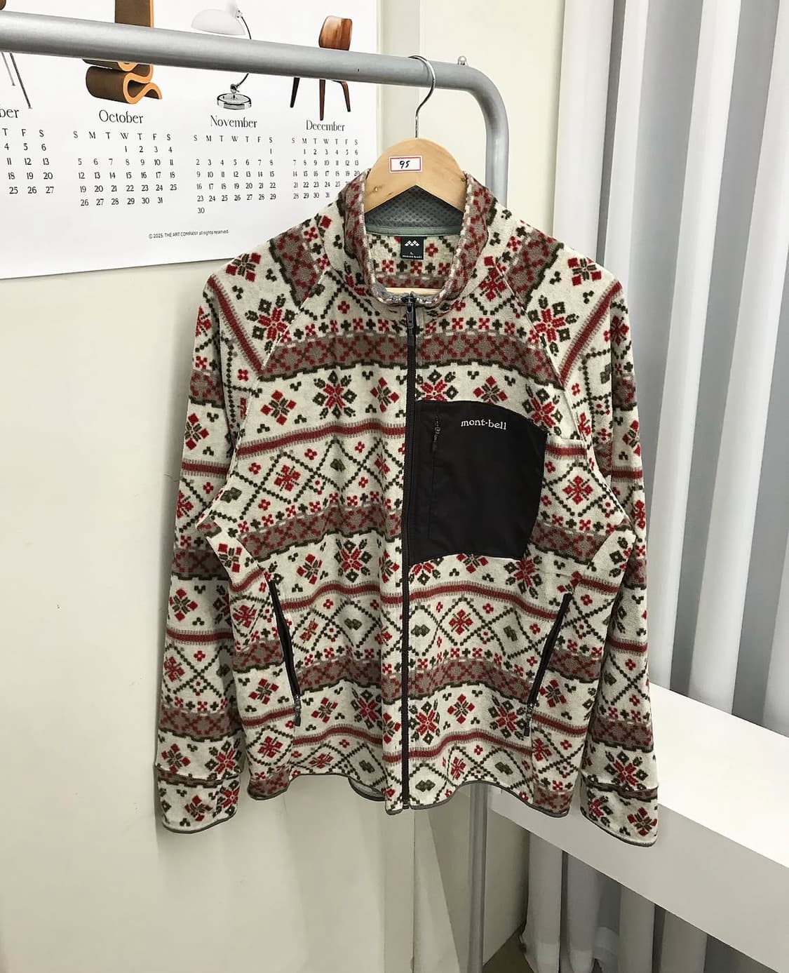 몽벨 페어아일 노르딕 패턴 플리스 자켓 상품이미지1