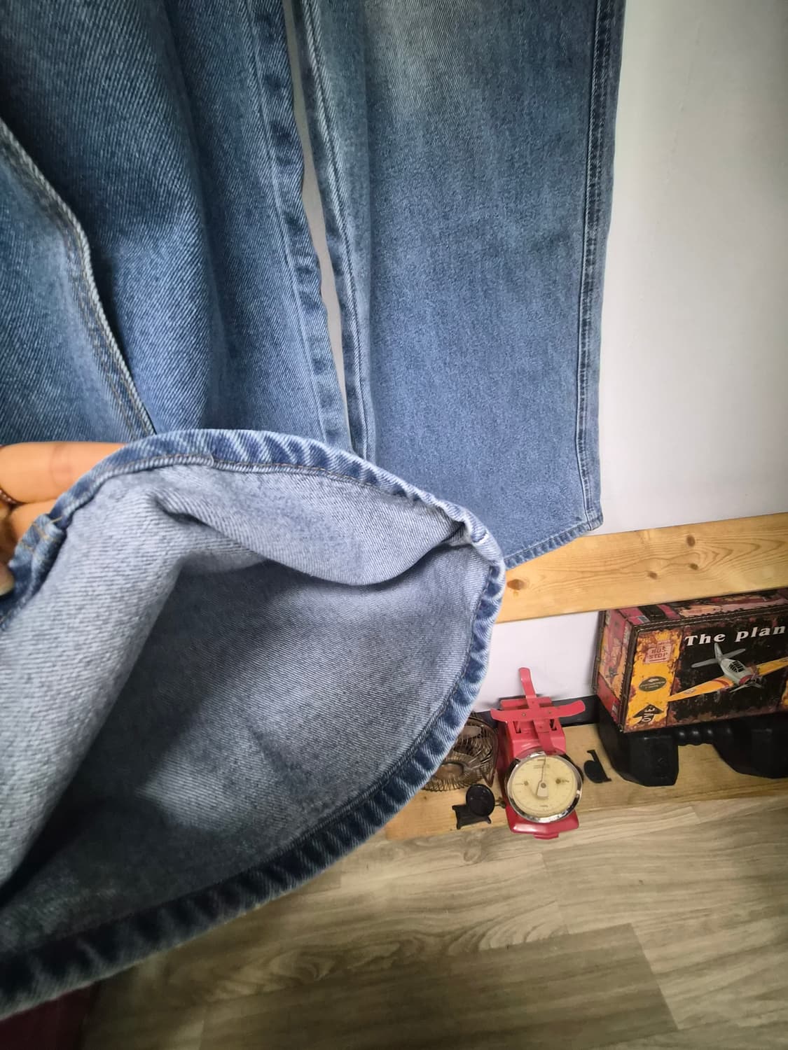 fever jeans 유니크 와이드 롱데님 상품이미지5