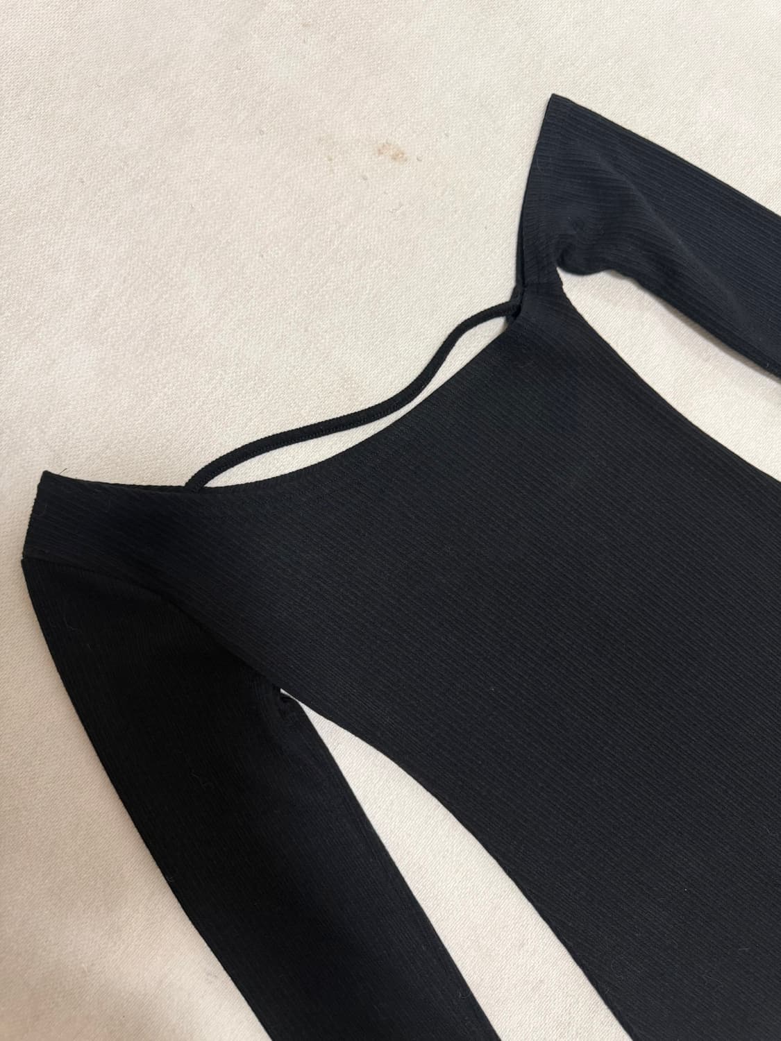 원숄더 슬림핏 원피스 상품이미지5