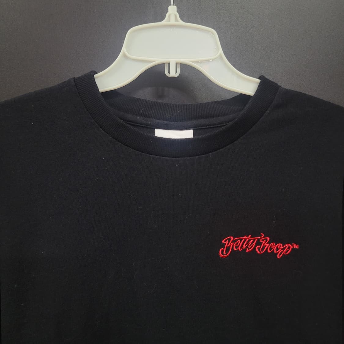 Betty Boop 베티붑 바이크 자수로고 프린팅 셔츠 상품이미지3