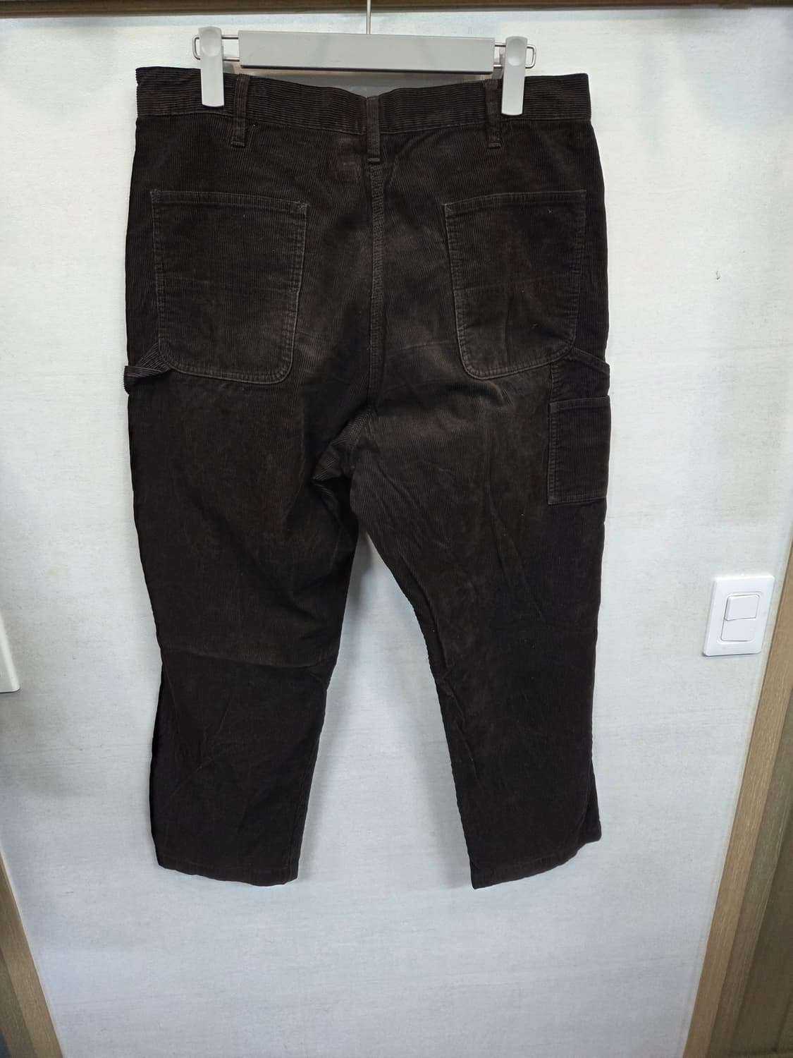 유니클로 코듀로이 카펜터 팬츠 L 대략 33 다크브라운  상품이미지2