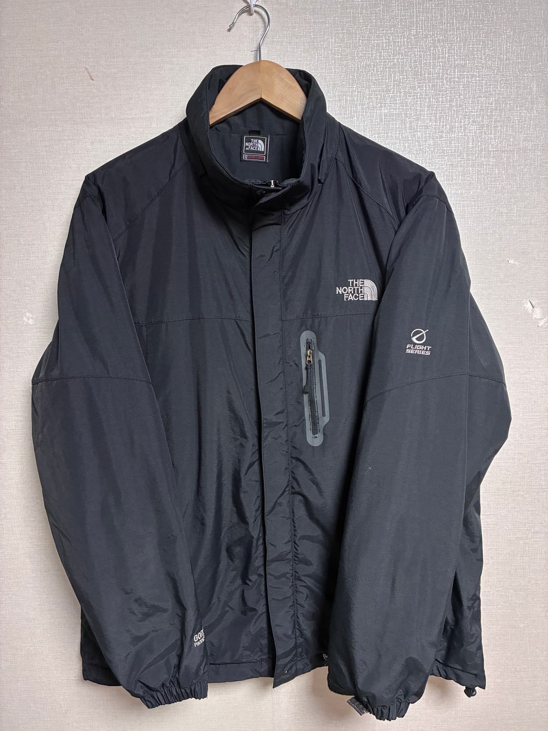 빈티지 노스페이스 경량패딩 블랙 L 상품이미지2