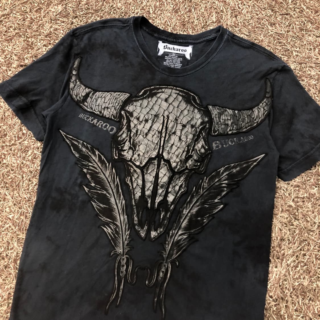 M 버커루 Y2K 오리엔탈 펑크 티셔츠 상품이미지2