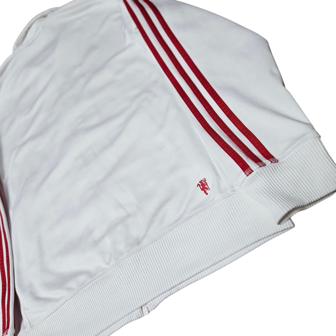 아디다스 맨유 트랙 자켓 화이트 (M) 상품이미지6