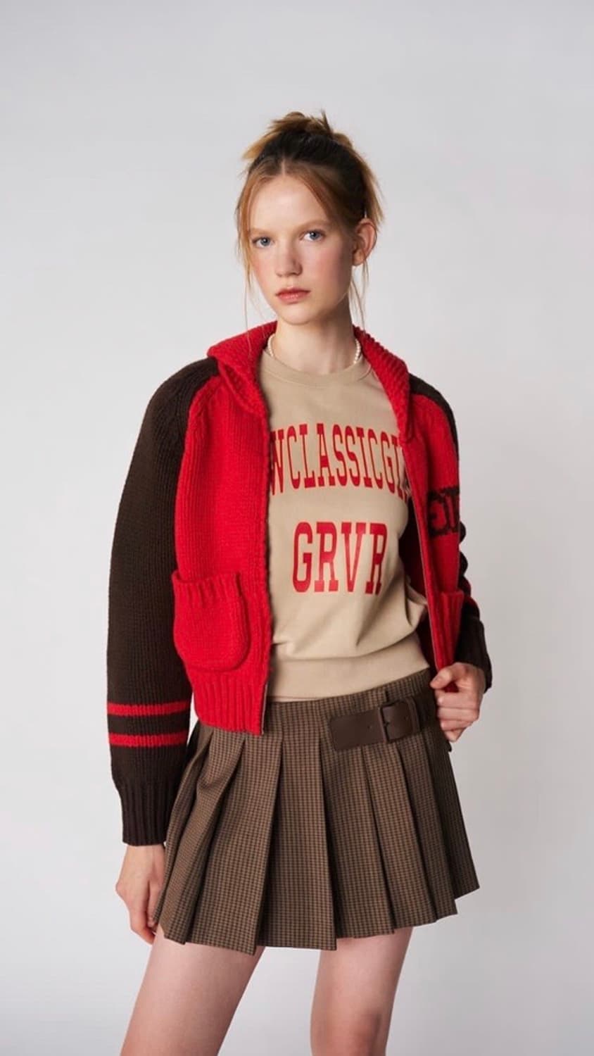 그로브 22FW NEW. C GIRLS MTM 맨투맨 베이지 상품이미지1