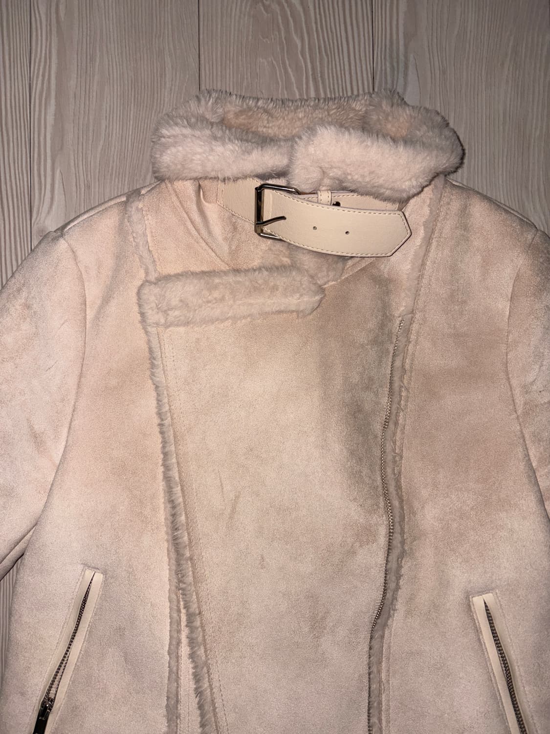 빈티지 핑크 무스탕 상품이미지2